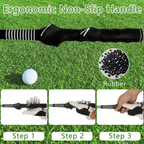 Golf Swing Trainer with Click Feedback — Grip & Rhythm Training Aid