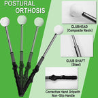 Golf Swing Trainer with Click Feedback — Grip & Rhythm Training Aid