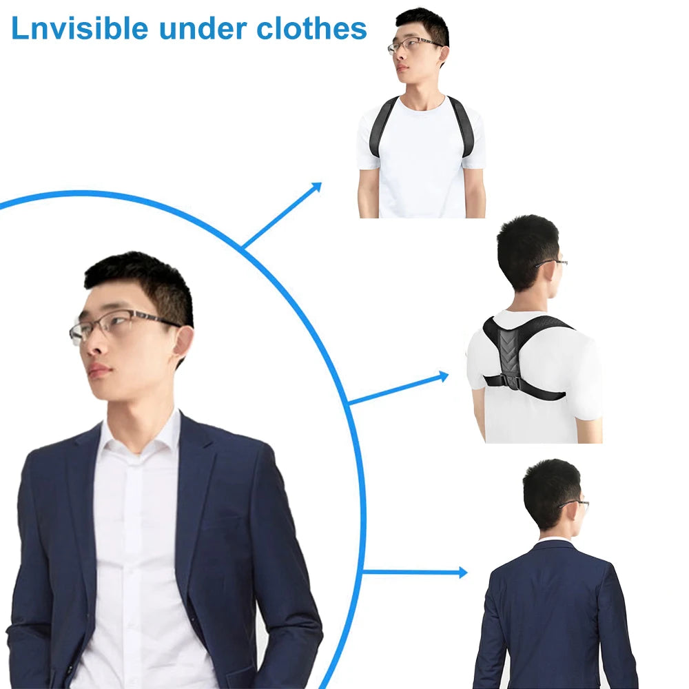 Adjustable Posture Corrector Back Brace — For Men & Women