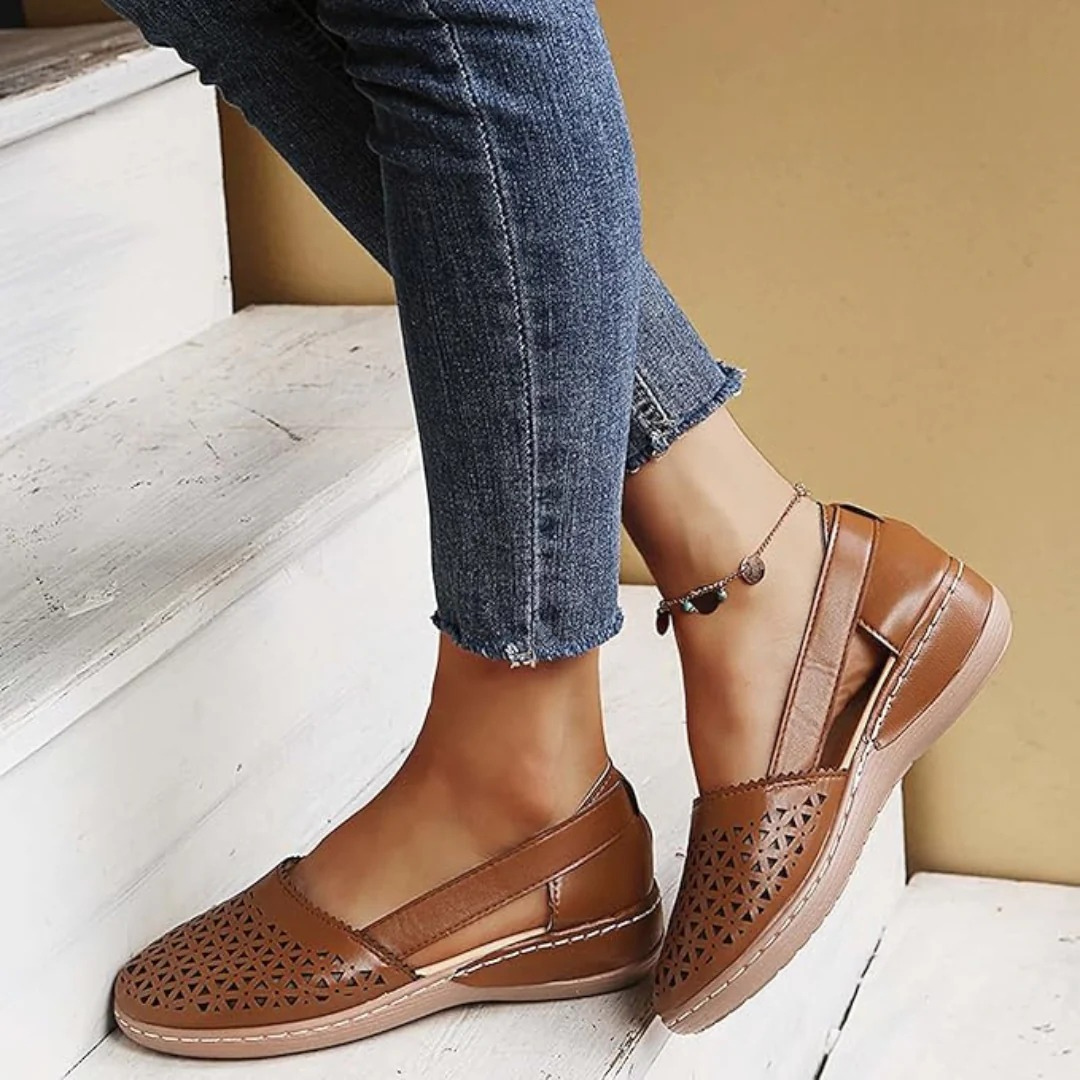 Women's Orthopedic Walking Shoes — Breathable Cushioned Support for All-Day Comfort