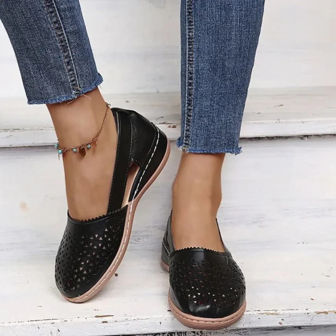 Women's Orthopedic Walking Shoes — Breathable Cushioned Support for All-Day Comfort