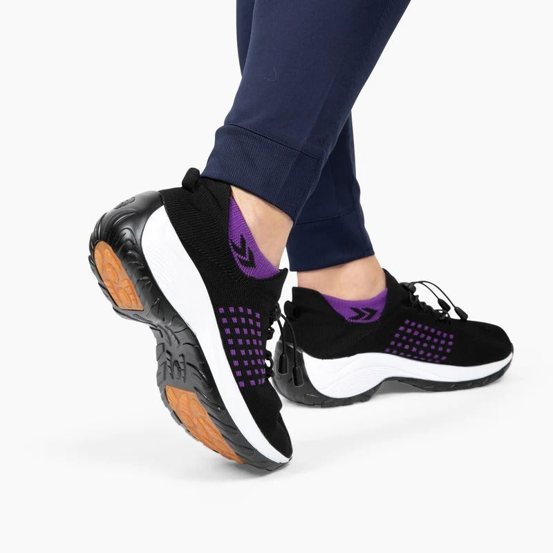 Orthopedic Walking Shoes | Wide Toe Box | Arch Support | Plantar Fasciitis Heel Pain Relief | Pedivia Ortho Stretch